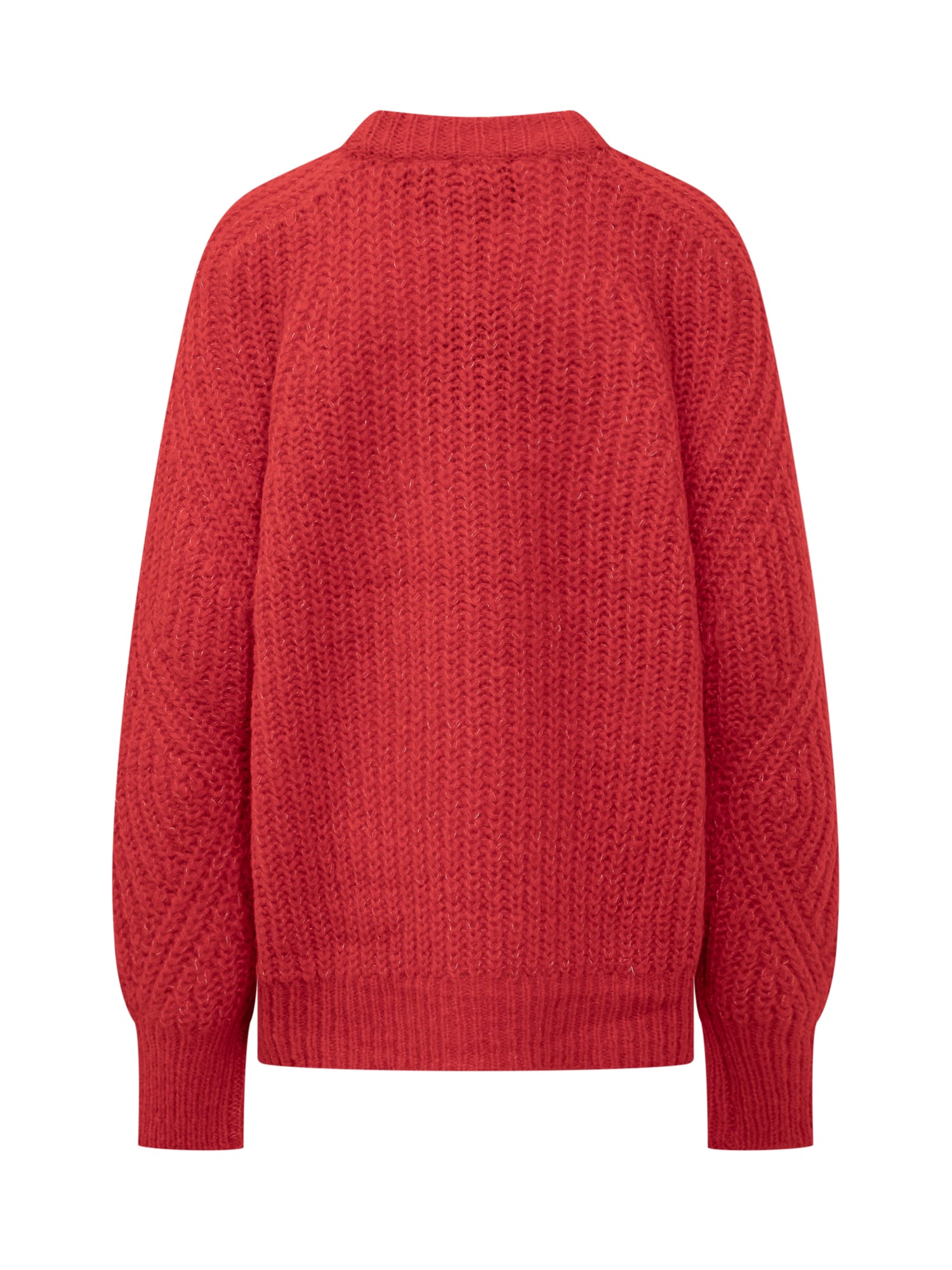 Shop Rotate Birger Christensen Sweater In High Risk Red