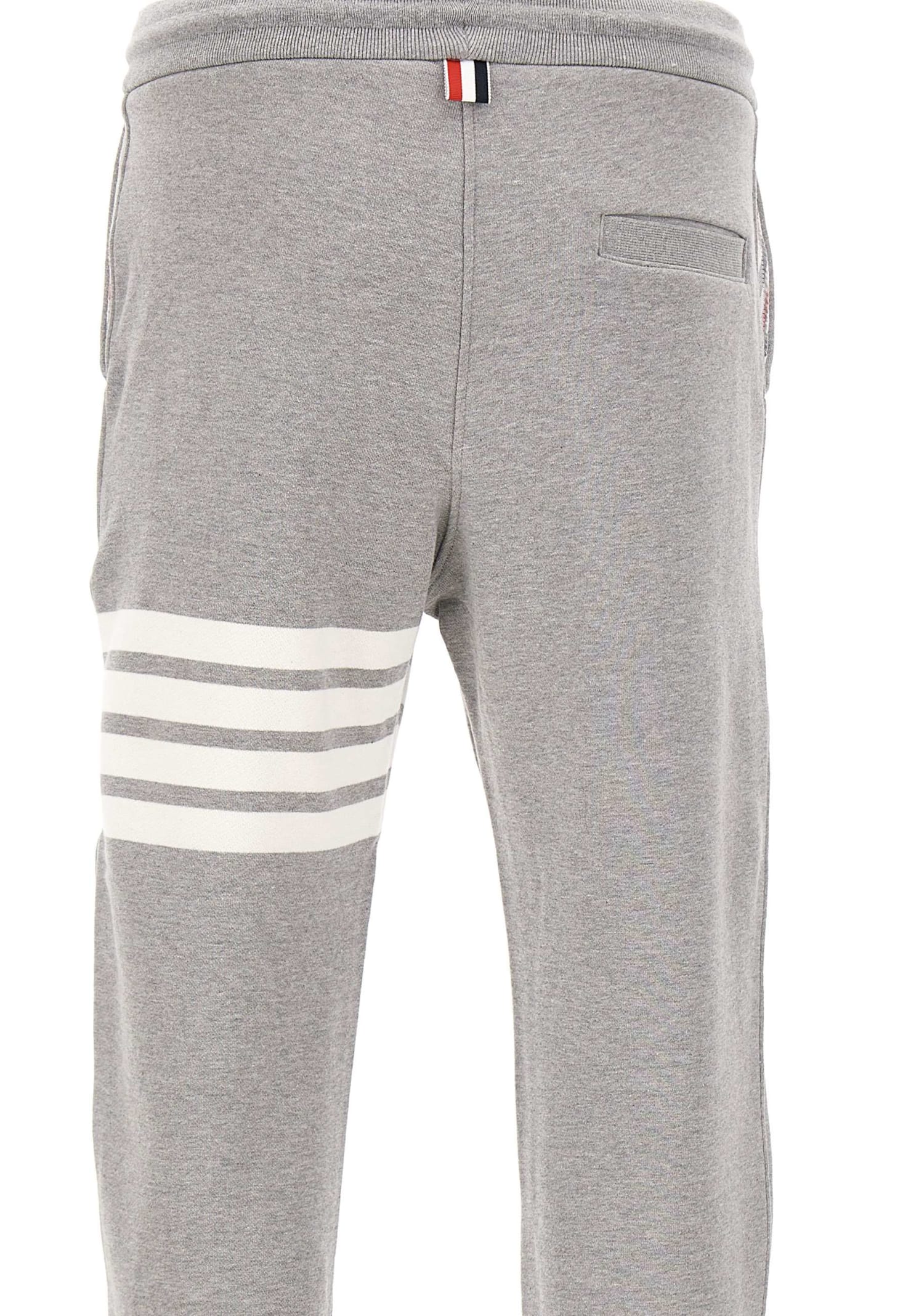 Thom Browne Cotton Classic Sweatpant In Light Grey