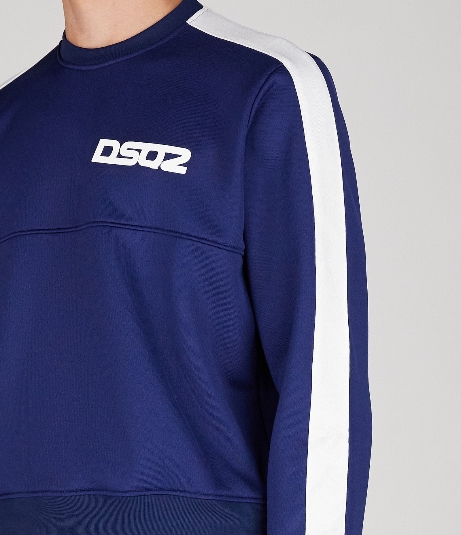 Shop Dsquared2 Sweatshirt In Navy Blue