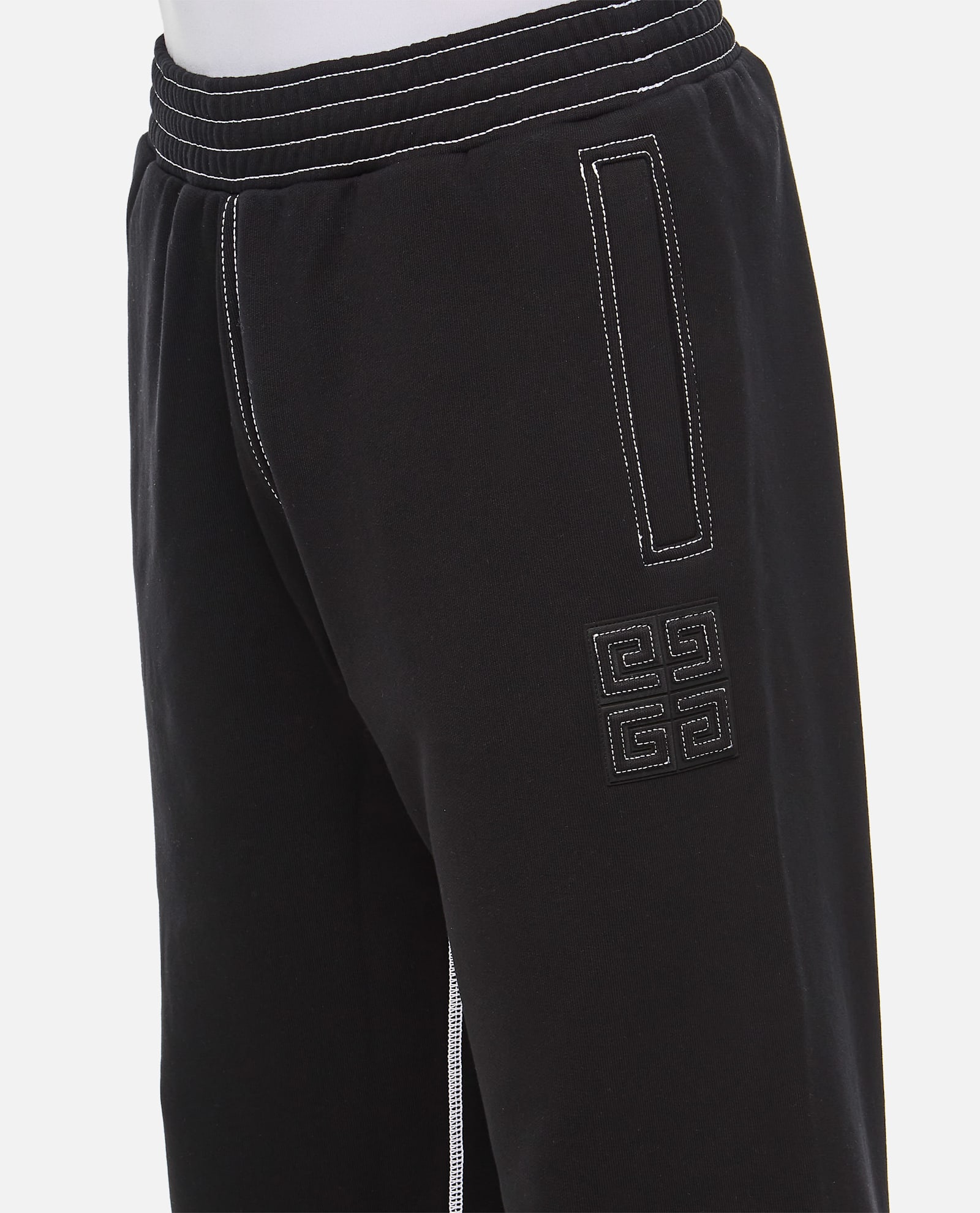 Givenchy Black Trousers With Drawstring Closure In Black