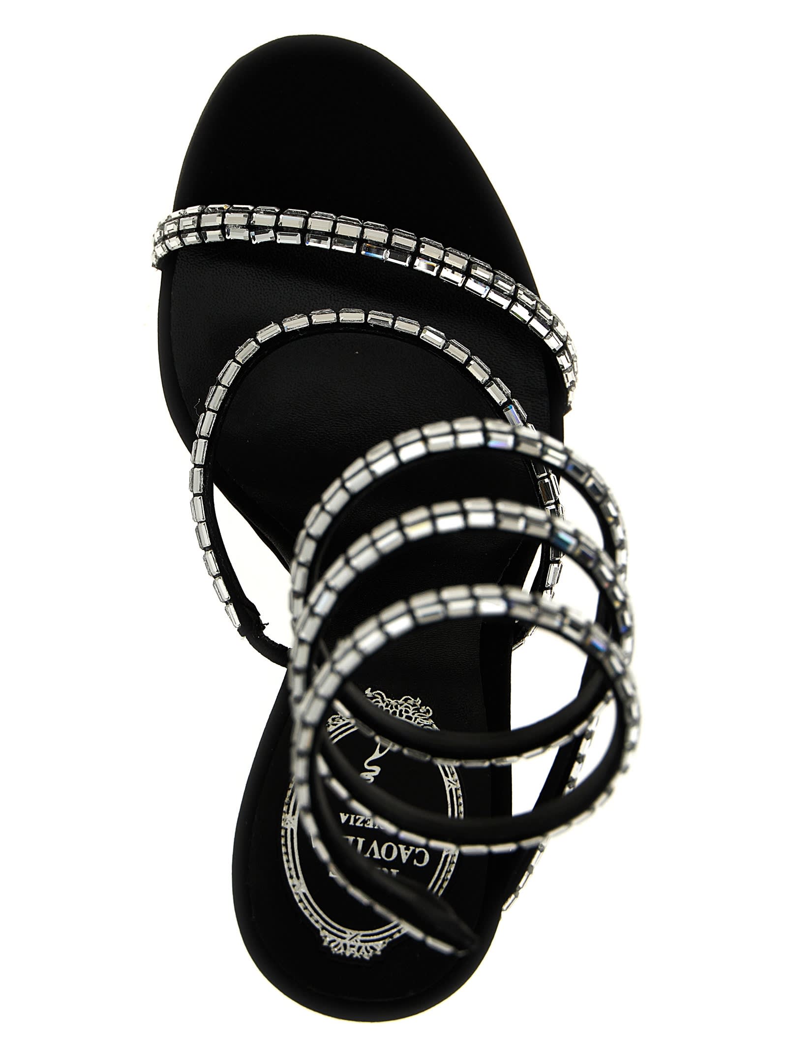 René Caovilla Cleo Chandelier Sandals In Multicolor