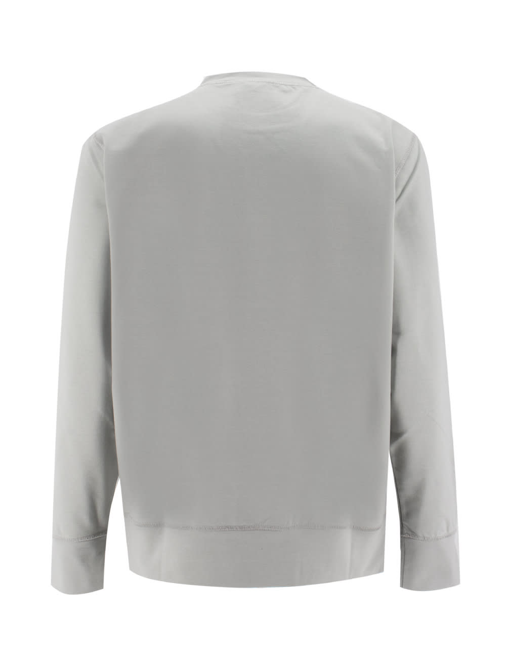 Shop Kiton Sweatshirt In Light Grey