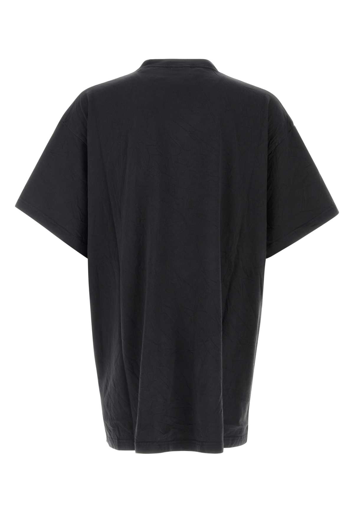 BALENCIAGA SLATE COTTON OVERSIZE T-SHIRT 