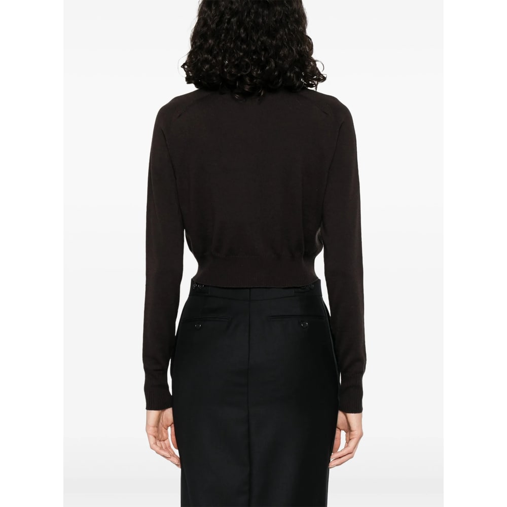 Sportmax Perseus Black Cardigan In Black