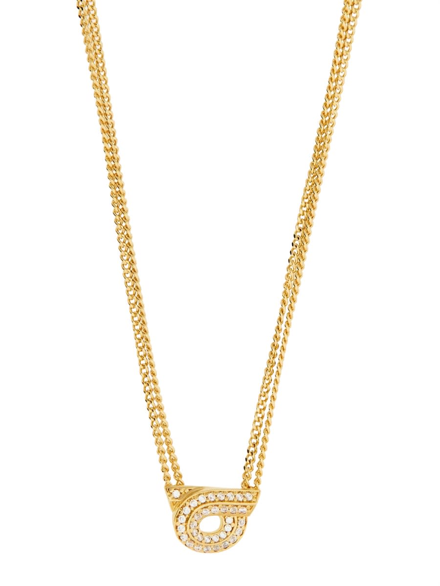 Ferragamo Delicate Gold Pendant Necklace In Gold