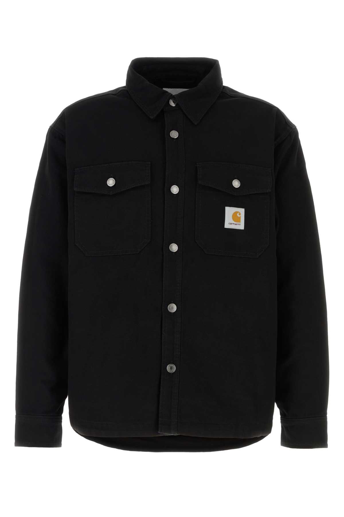 Carhartt Wip Selby Shirt Jac Cotton Canvas In Black