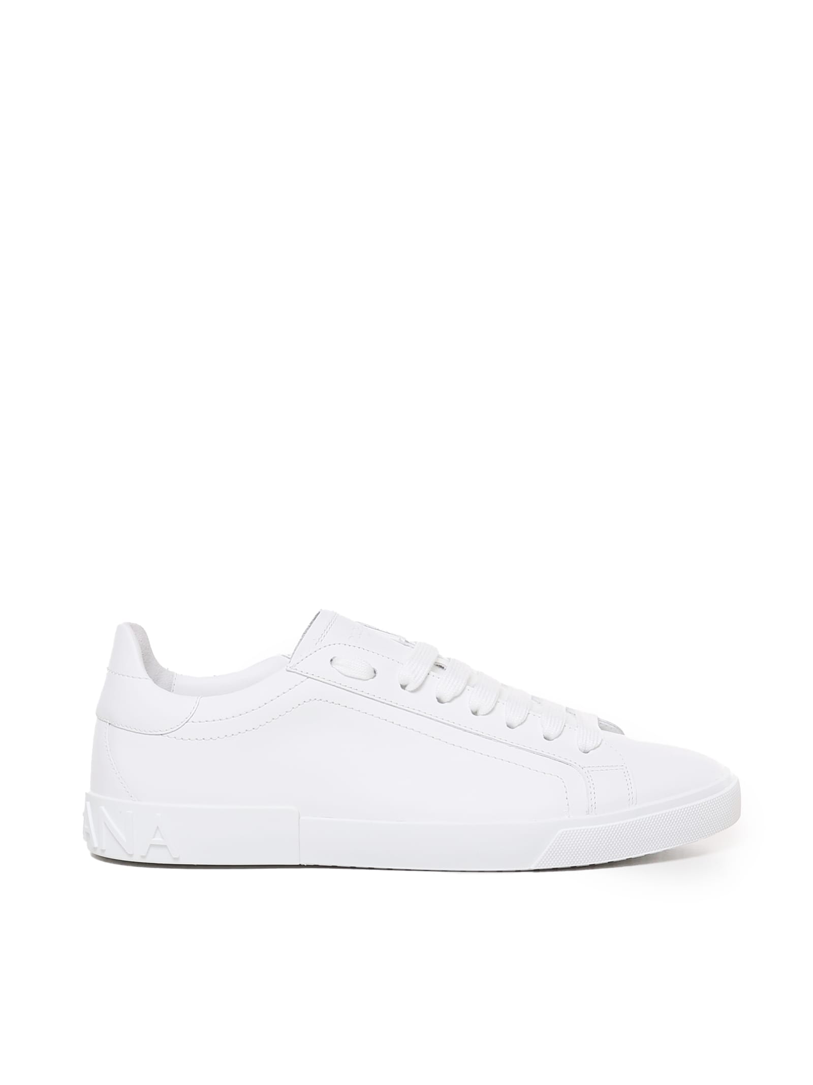 Shop Dolce & Gabbana Portofino Vintage In Calfskin In White