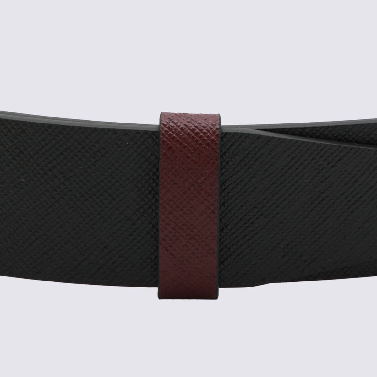 Montblanc Leather Belt In Black