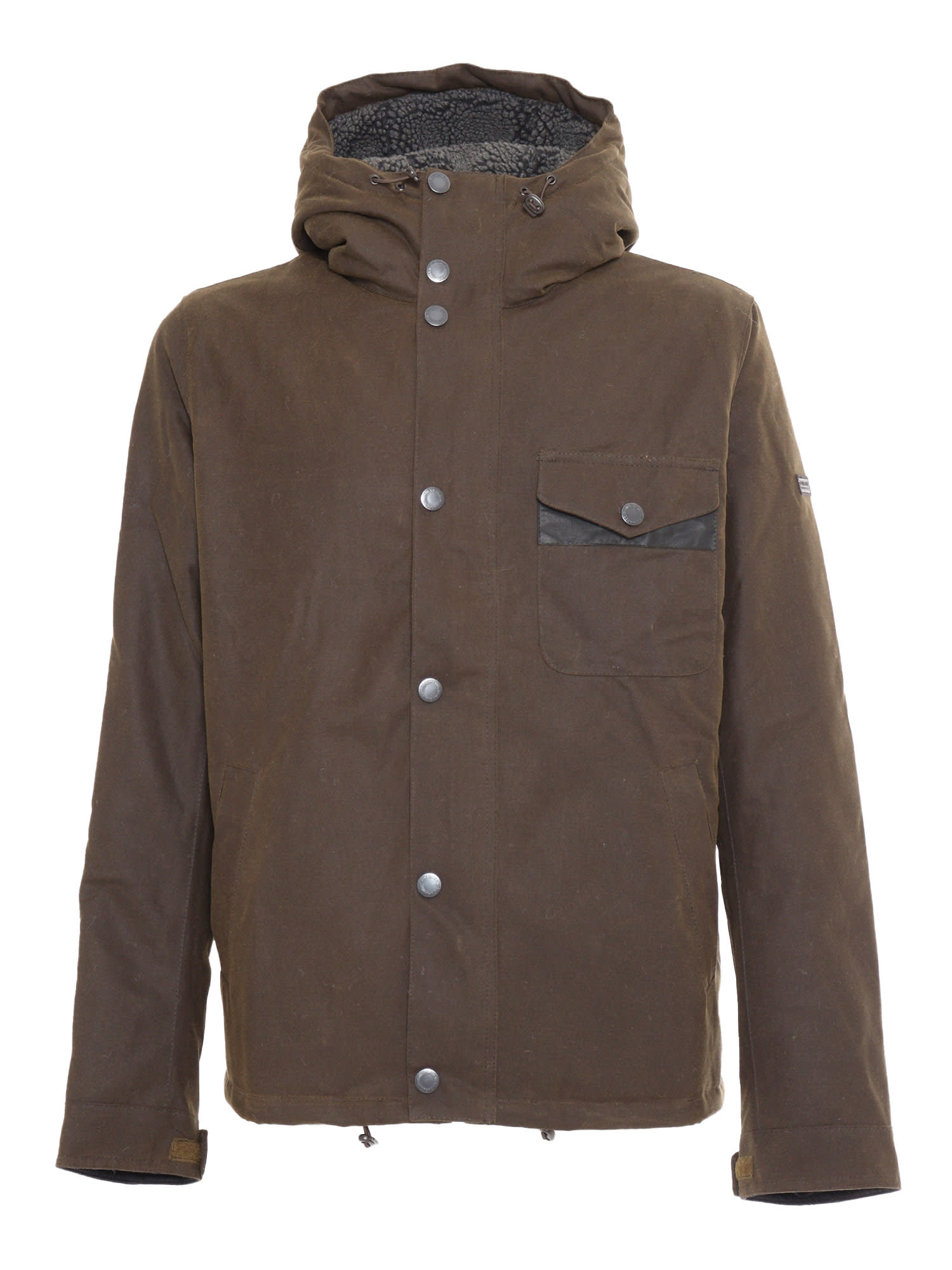 Shop Barbour Kevlar Wax Jacket In Green