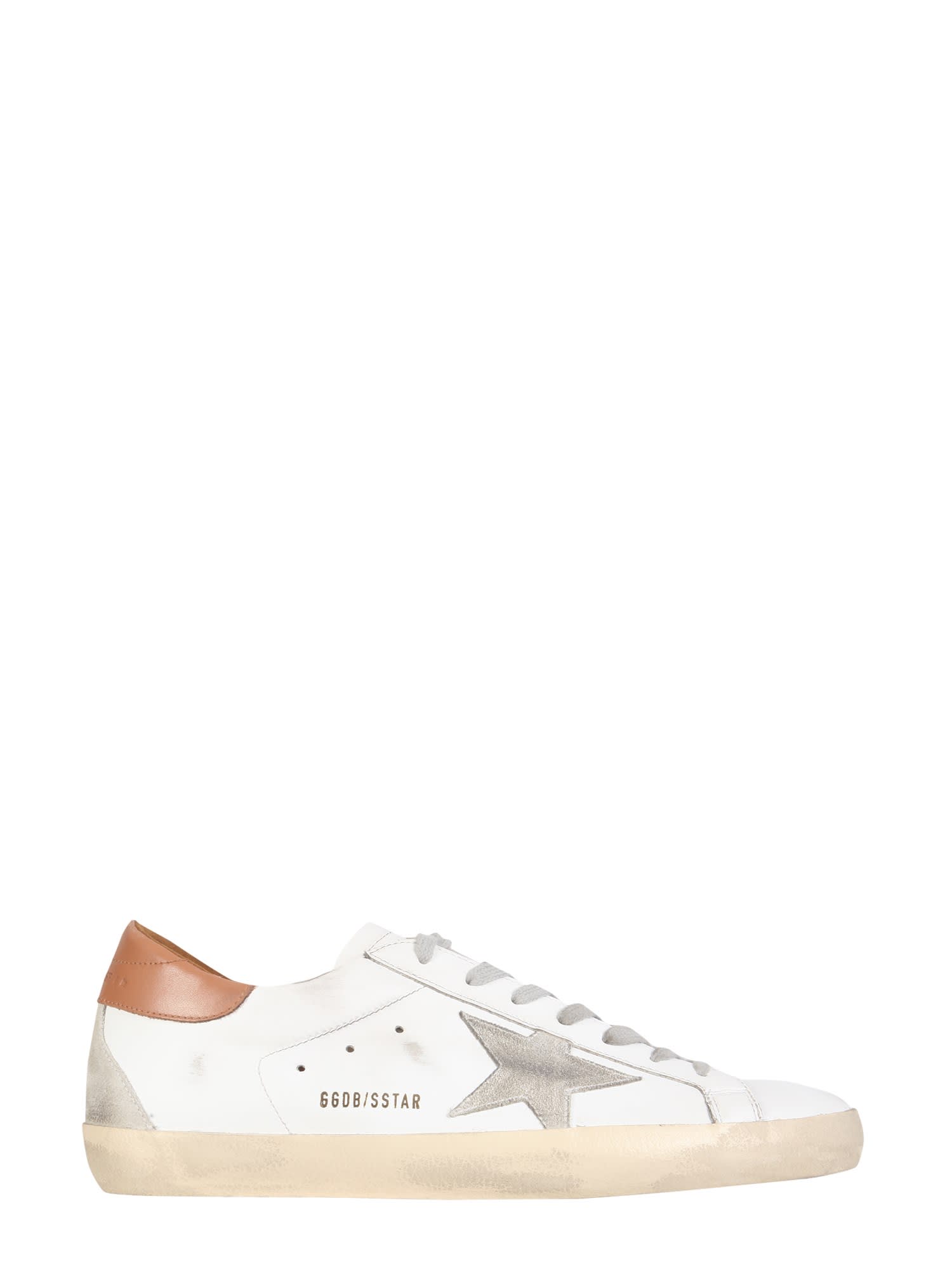 Click to view more detailed imagery on our partner's website Golden Goose Superstar Sneakers In Bianco