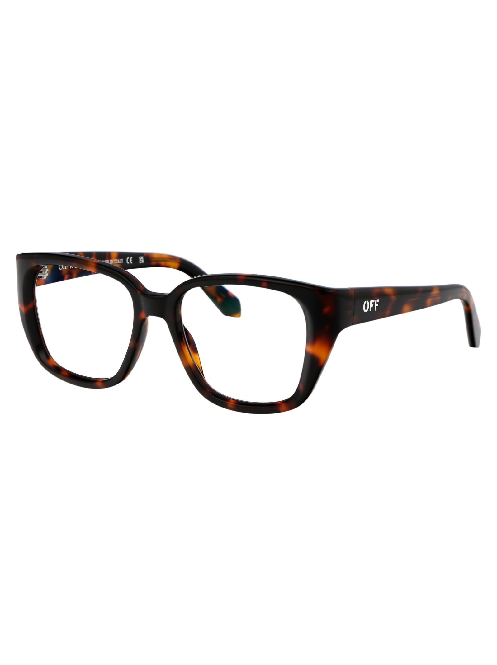 Shop Off-white Optical Style 63 Glasses In 6000 Havana