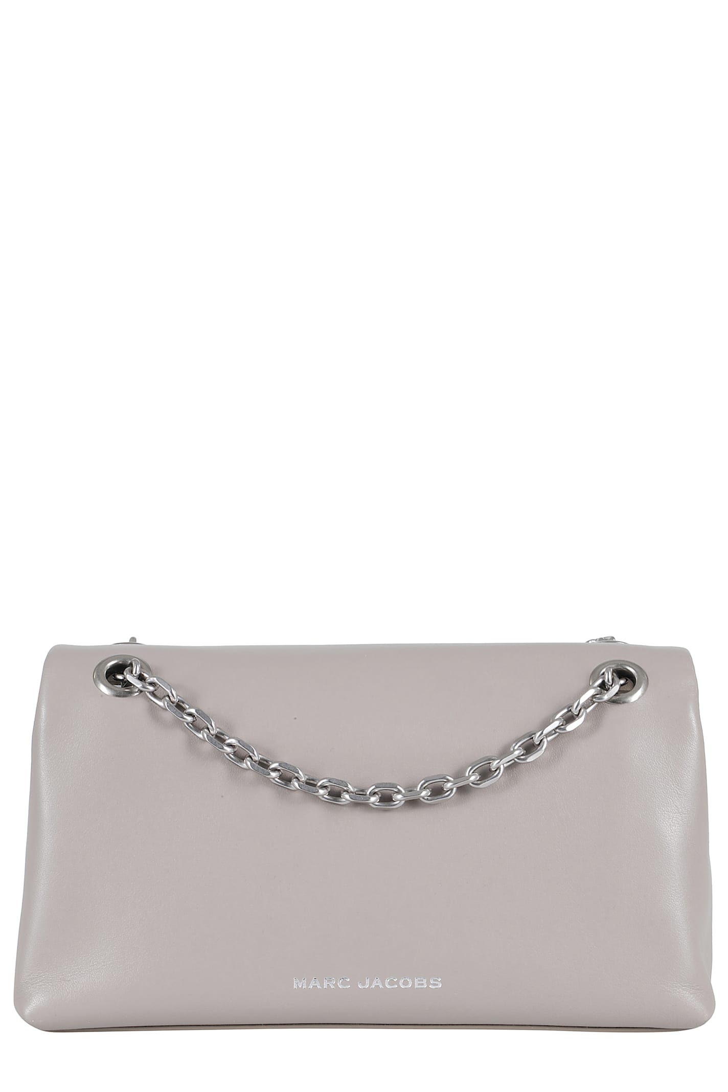 Marc Jacobs The Dual Wallet In Grey Leather In Cement