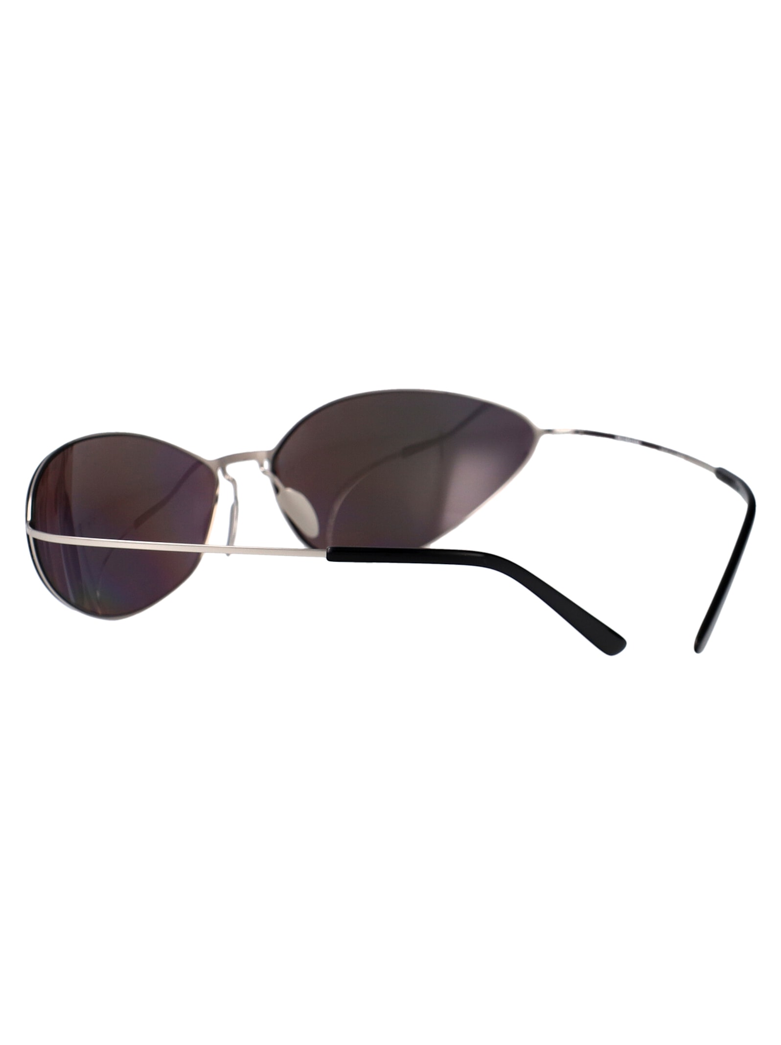 Balenciaga Bb0350s Sunglasses In Silver-silver-silver