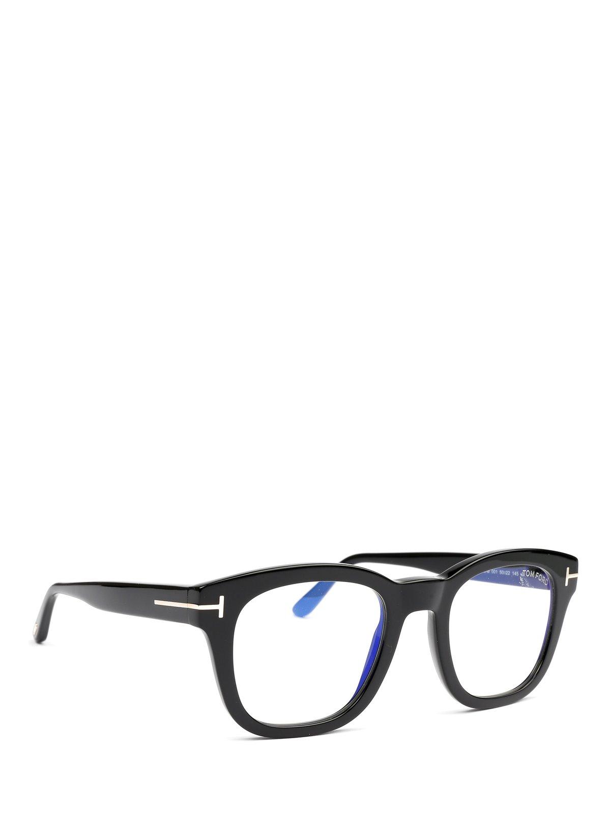 Tom Ford Avana Scura Acetate Glasses In 50001 - Nero Lucido