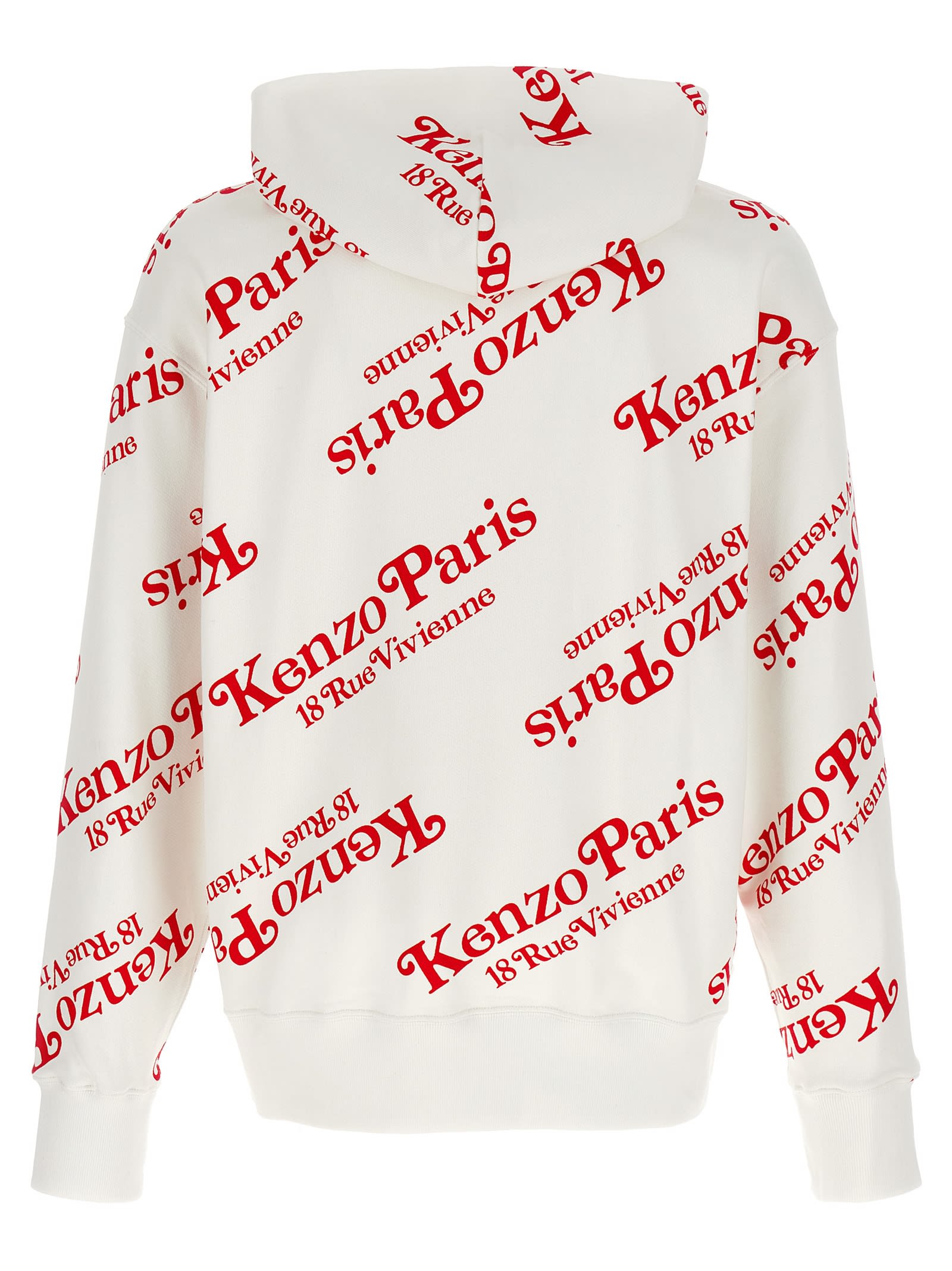 Shop Kenzo By Verdy Hoodie In White/red