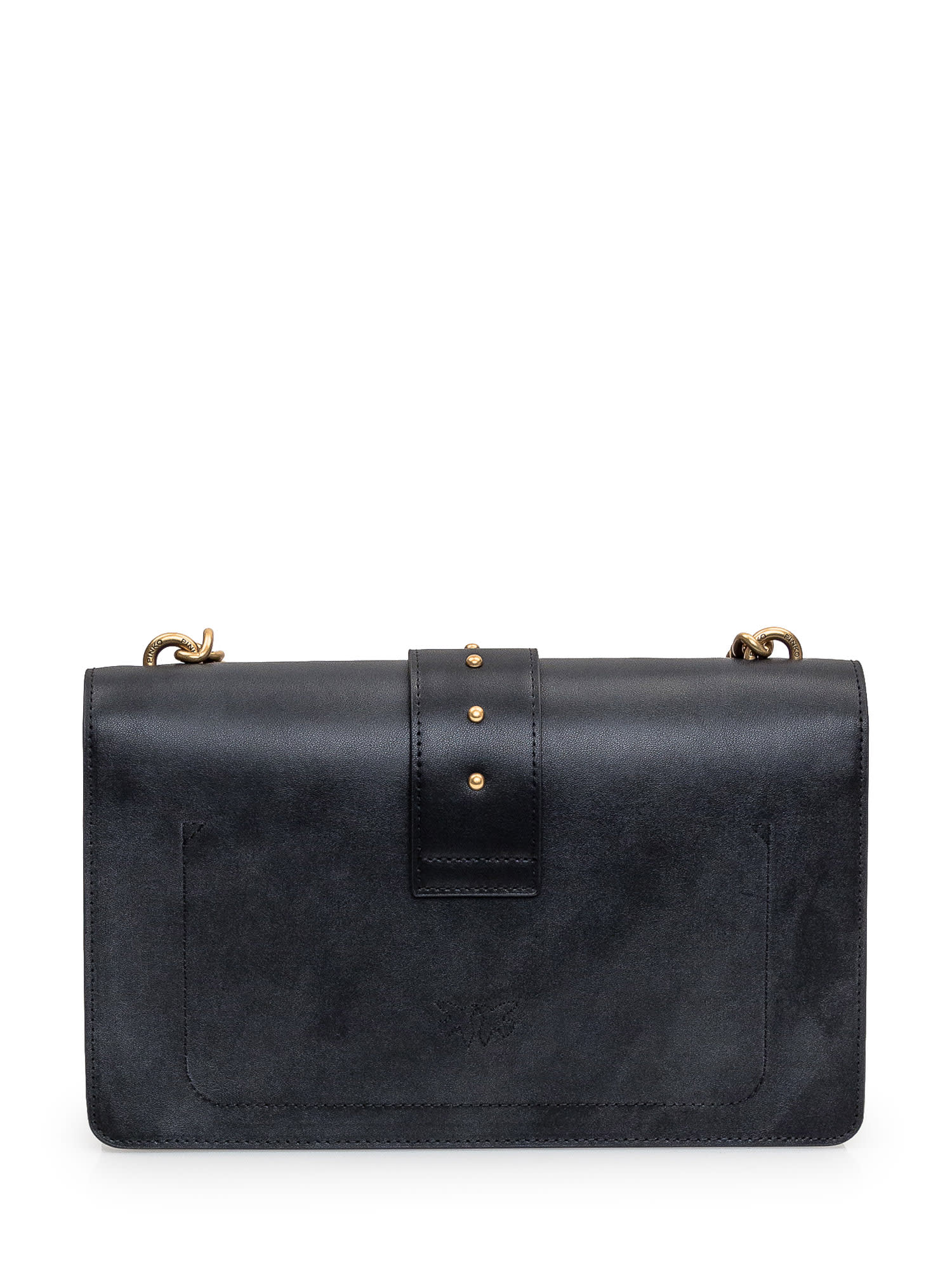 Shop Pinko Love One Classic Bag In Black