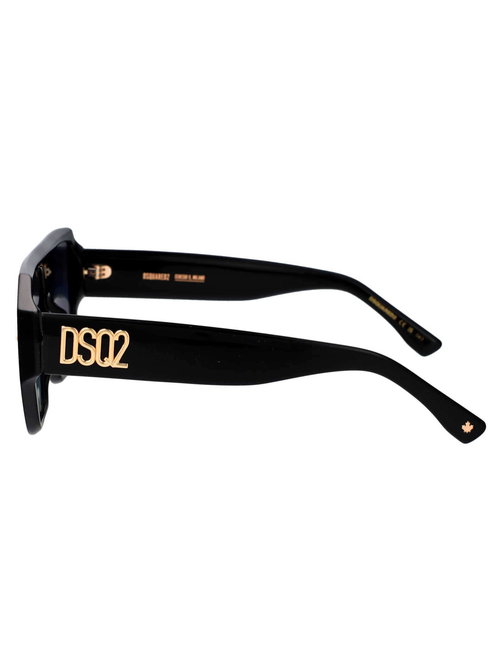 Shop Dsquared2 D2 0128/s Sunglasses In 8079o Black