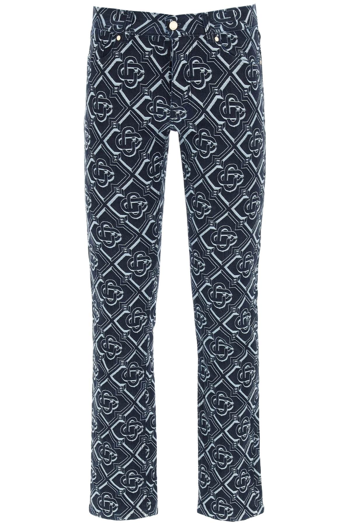 Casablanca Jacquard Monogram Jeans