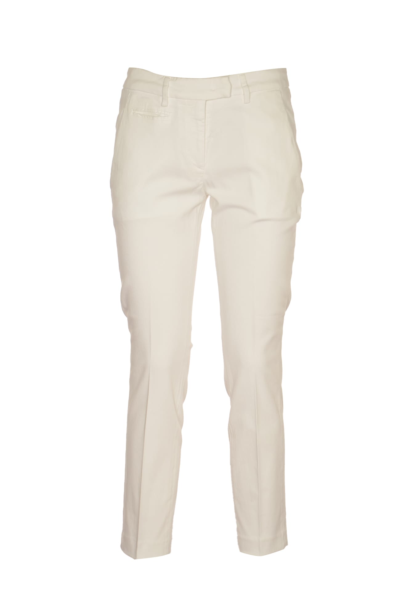 Shop Dondup Button Fitted Trousers