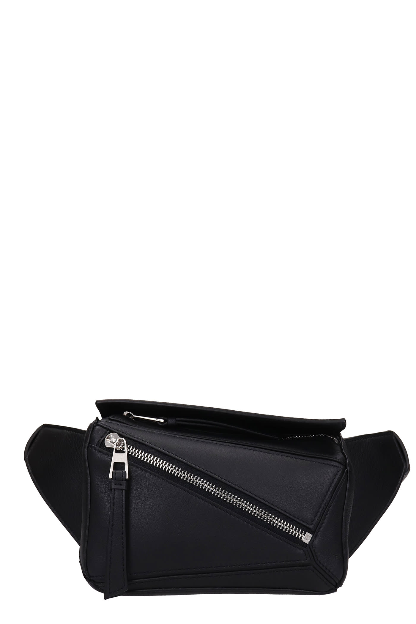 Loewe Waist Bag In Black Leather