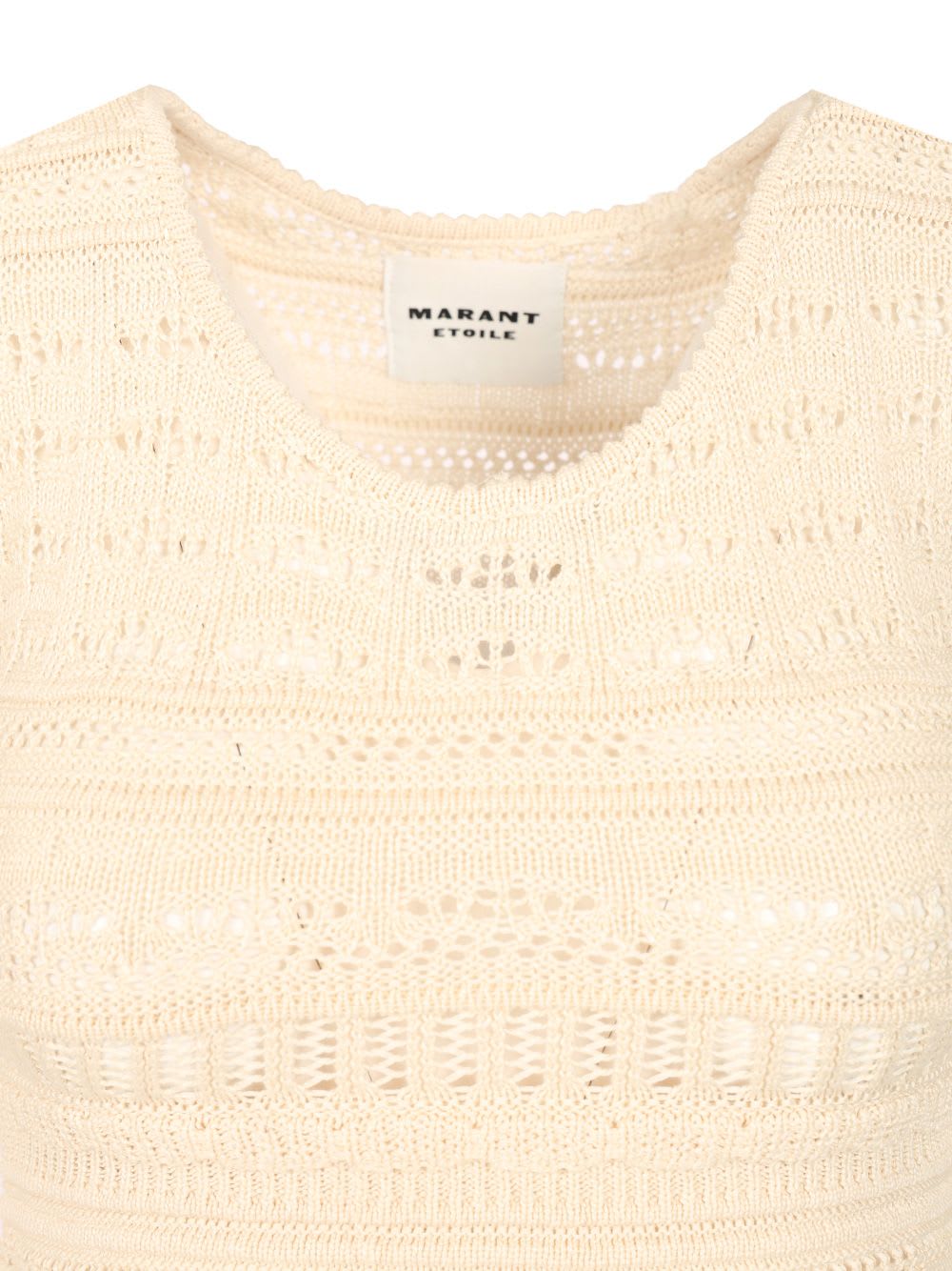 Shop Isabel Marant Étoile Mini Dress In Beige