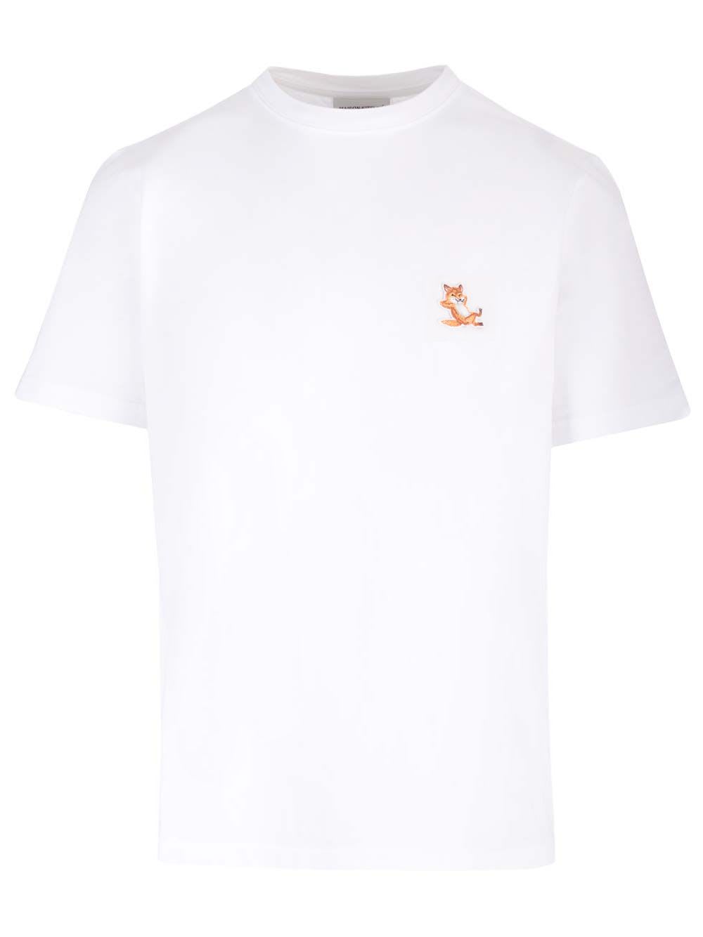 Maison Kitsuné White Logo T-shirt