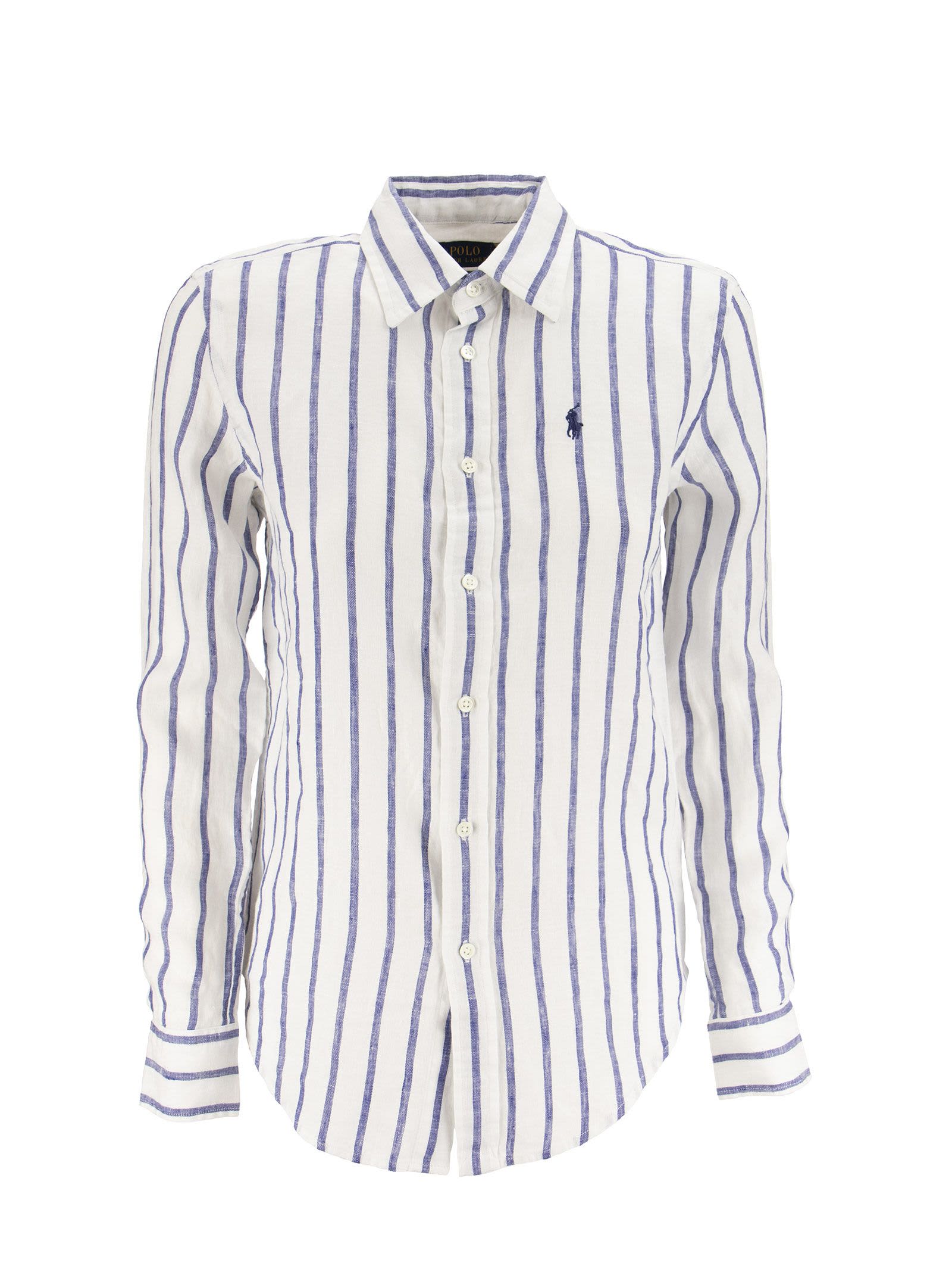 Ralph Lauren Relaxed Fit Striped Linen Shirt