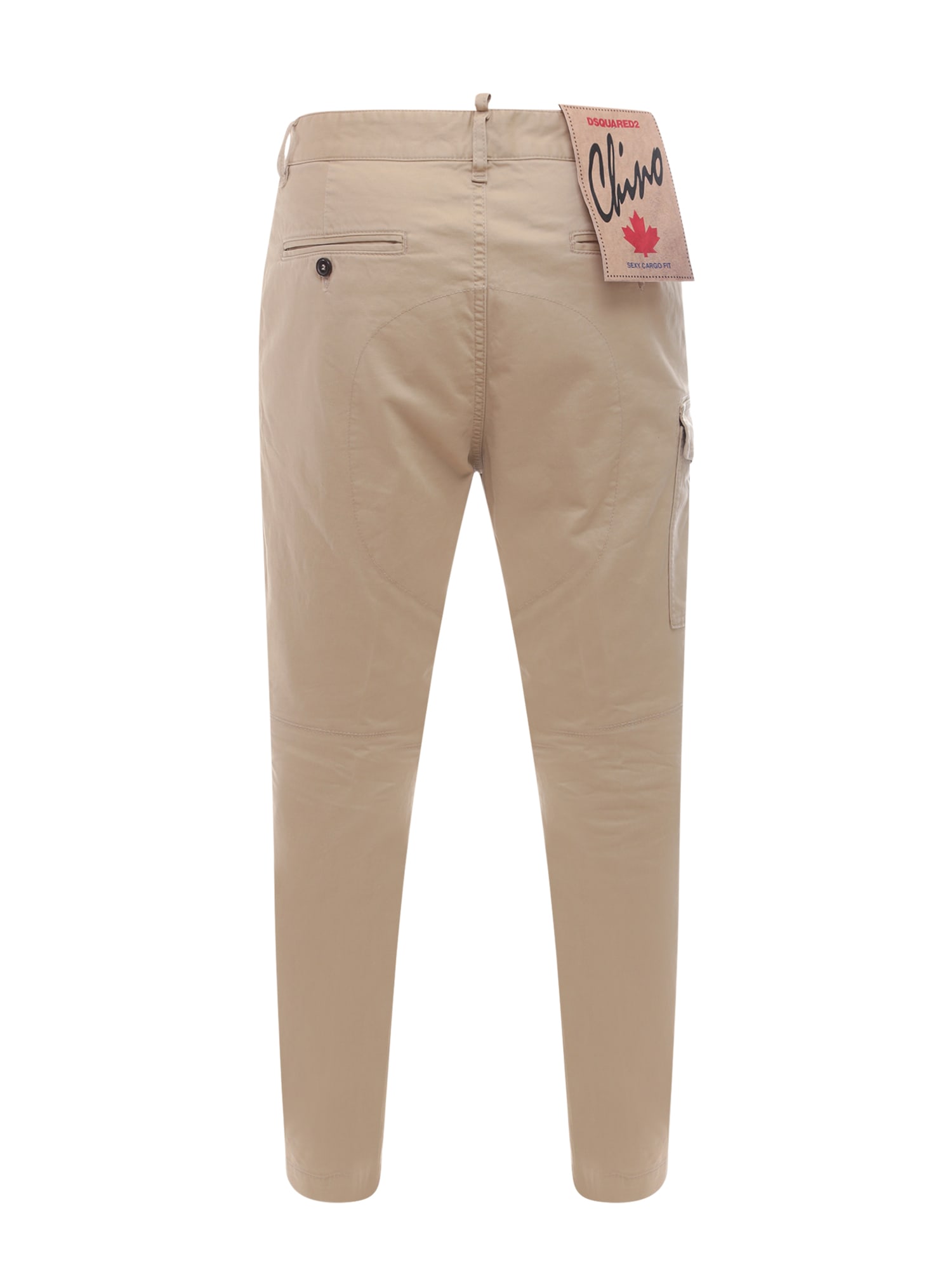 Shop Dsquared2 Sexy Cargo Trouser In Beige