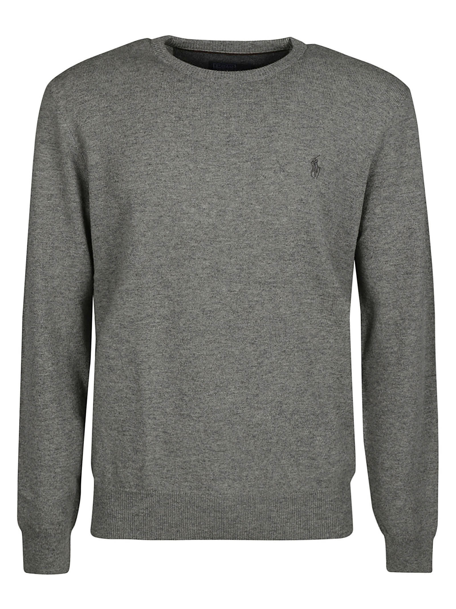 Shop Polo Ralph Lauren Sweater In Fawn Grey Heather