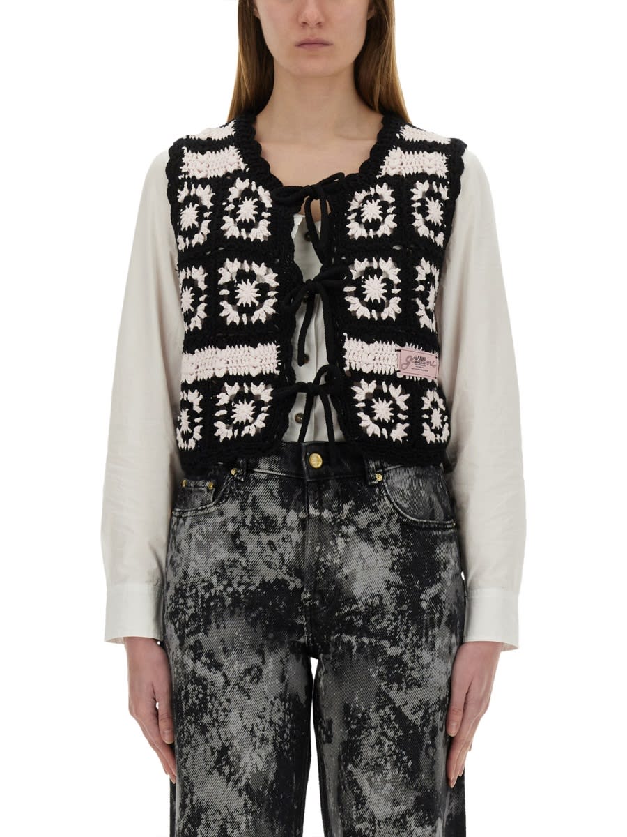 Crochet Knit Vest