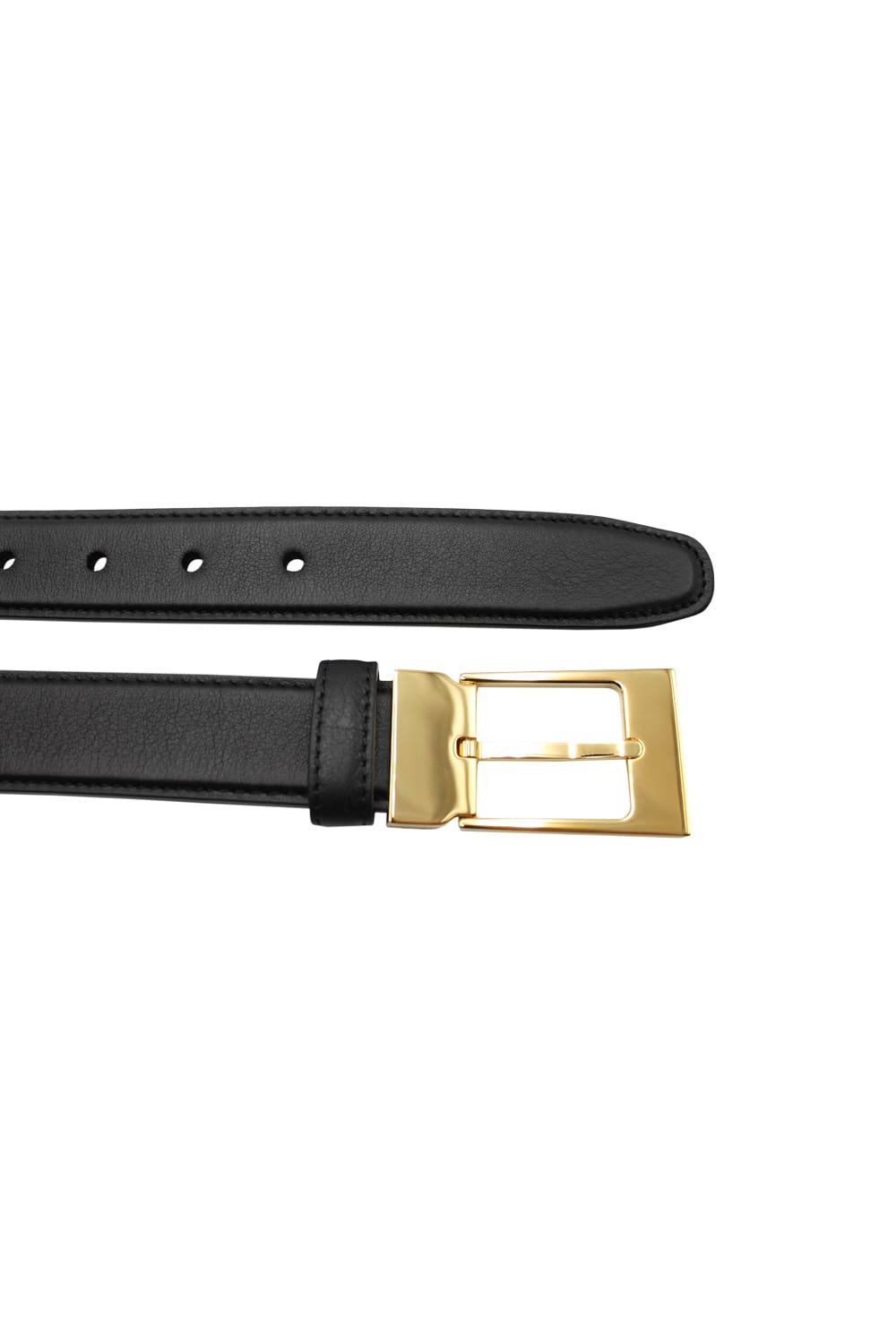 The Row Frame Leather Belt In Black