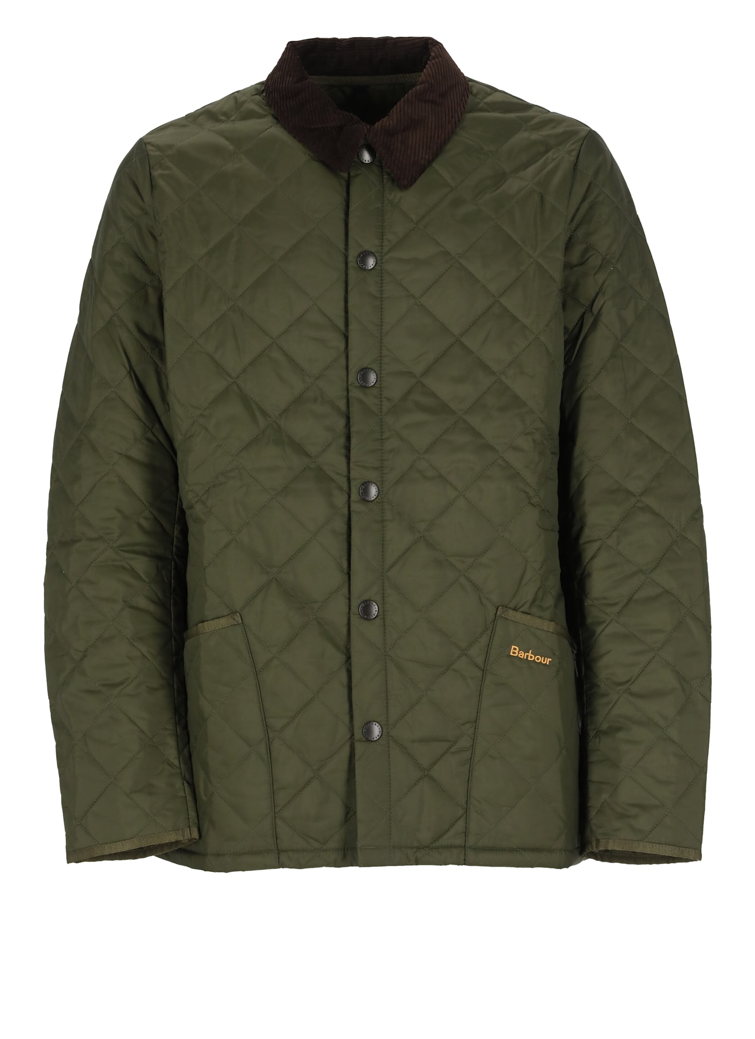 Shop Barbour Heritage Quilted Jacket In Green