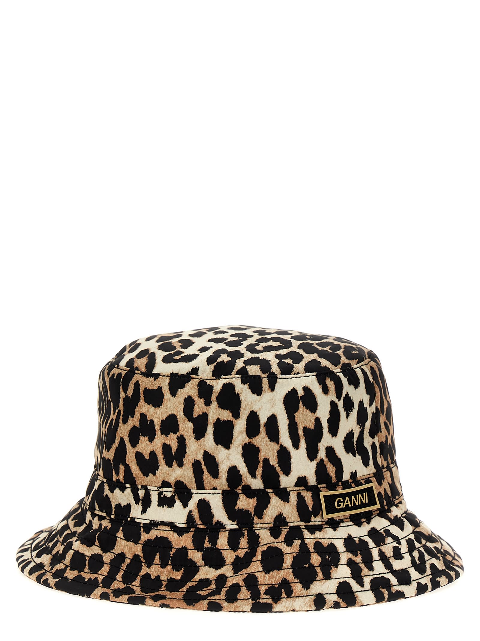 Ganni Animalier Bucket Hat