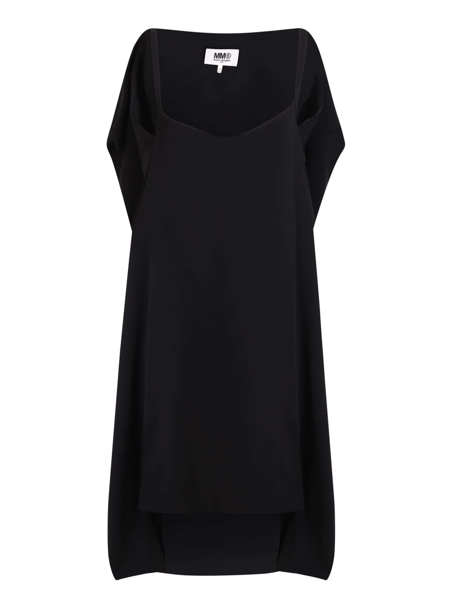 MM6 Maison Margiela Dress Asymmetrical Design Black