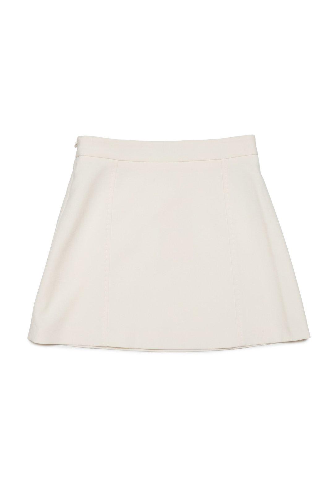 Shop Max&amp;co. Kids A-line Skirt In White