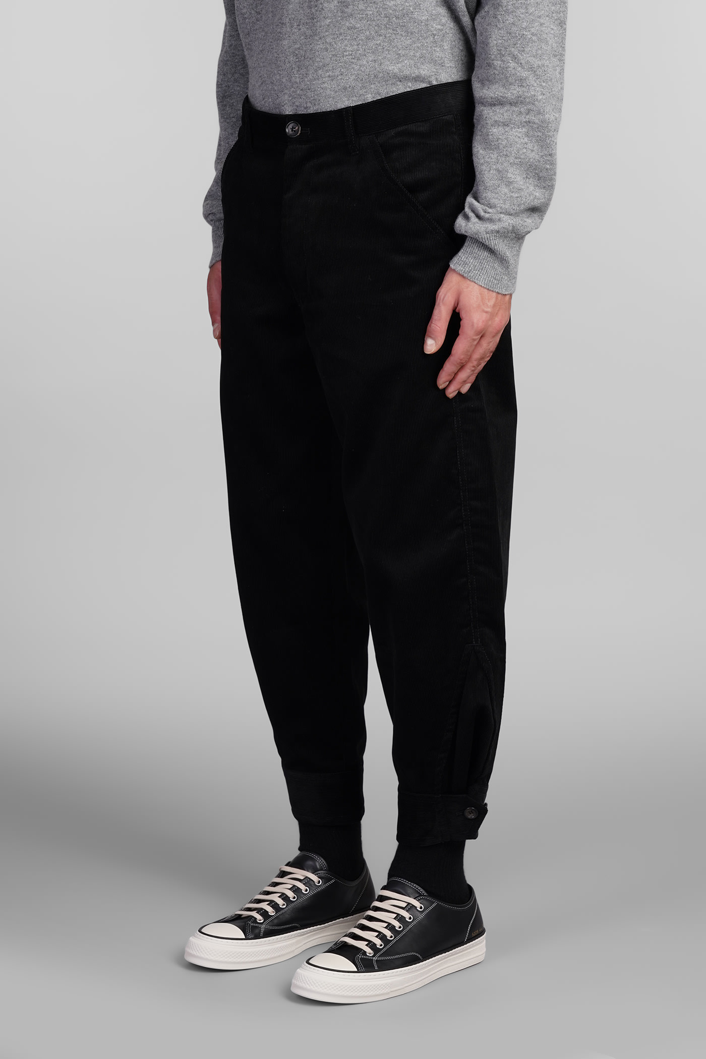 Shop Comme Des Garçons Shirt Pants In Black Cotton