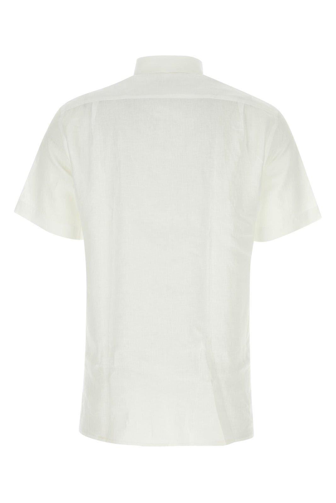 Shop Loro Piana Andre Buttoned Shirt In Optical White