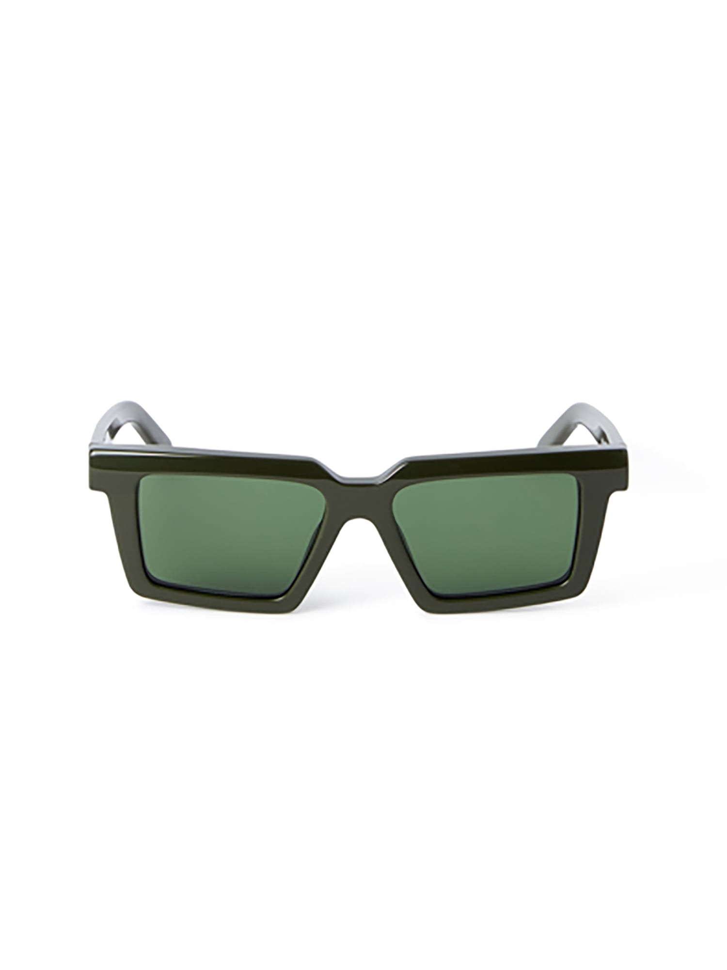 Off-white Windsor Logo-plaque Sunglasses In Military Green Green