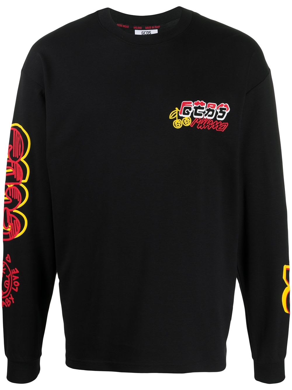 men's graphic crew neck sweatshirt