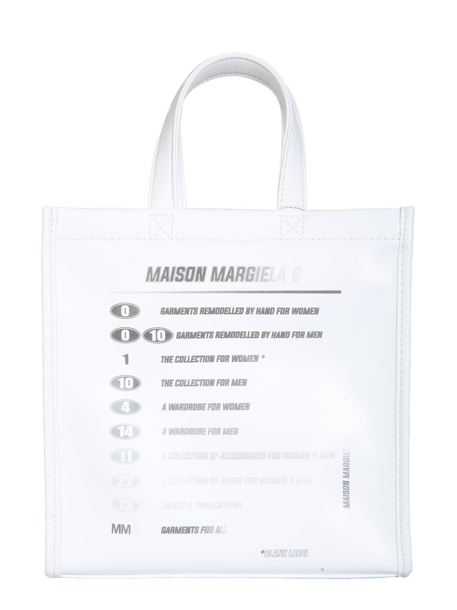 MM6 Maison Margiela Tote Bag With Motocross Style Logo