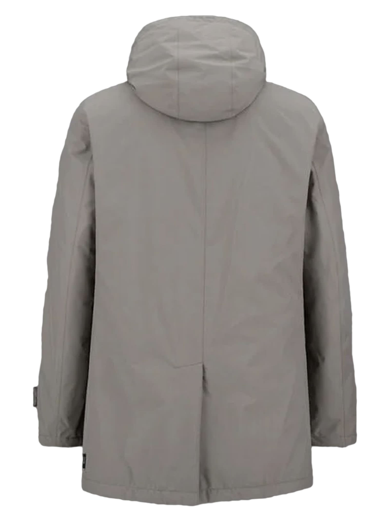 Shop Herno Laminar Carcoat In 2 Layers Gore-tex In Grey