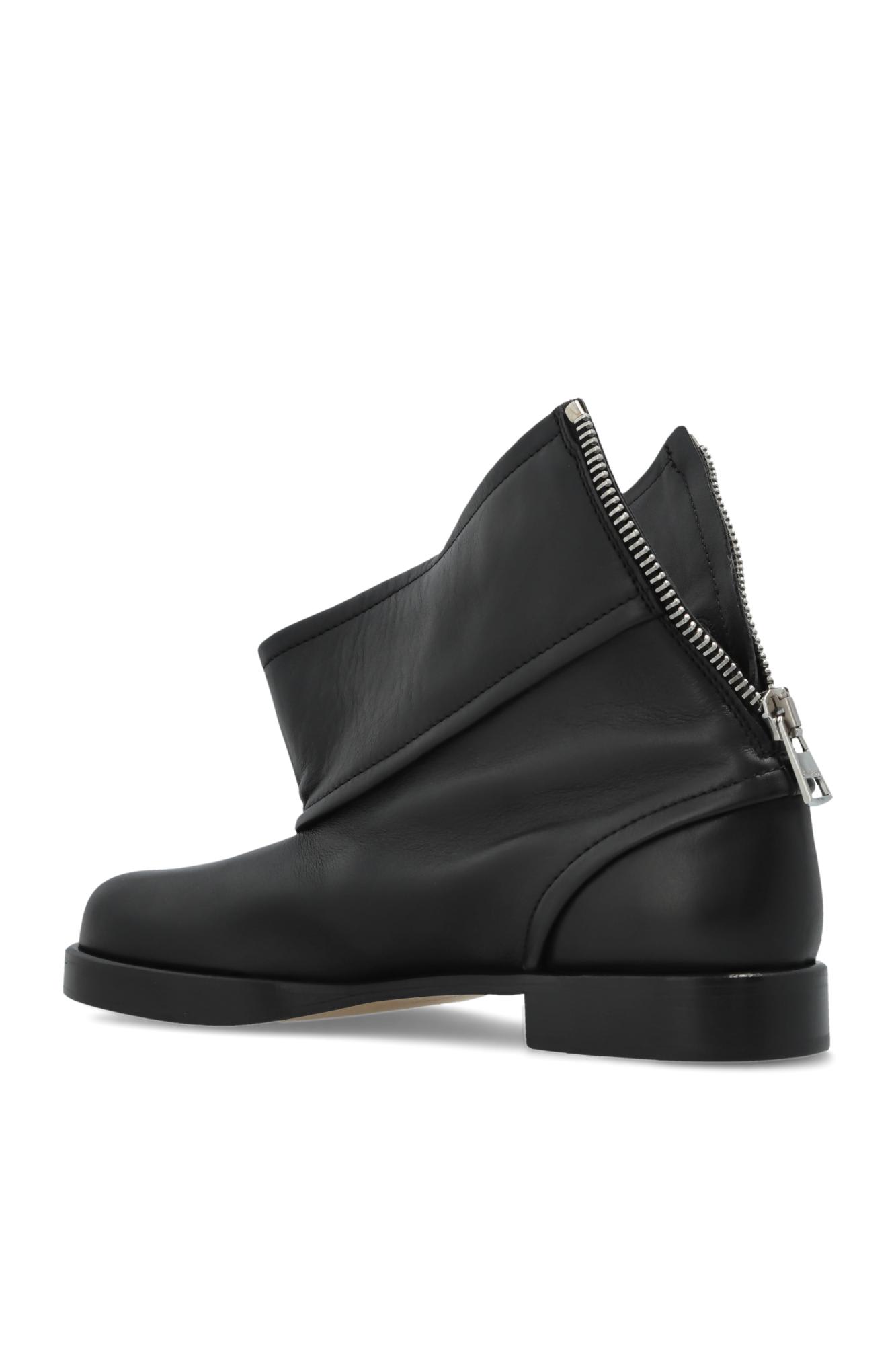 Shop Jw Anderson Leather Ankle Boots