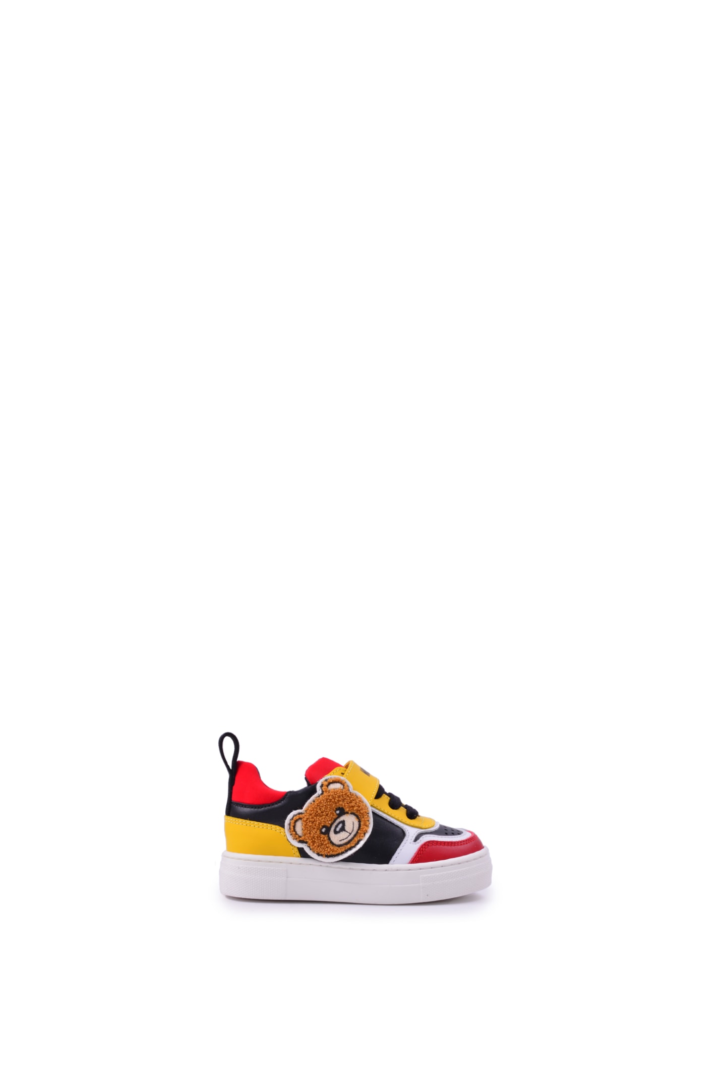 Moschino Leather Sneaker With Tear