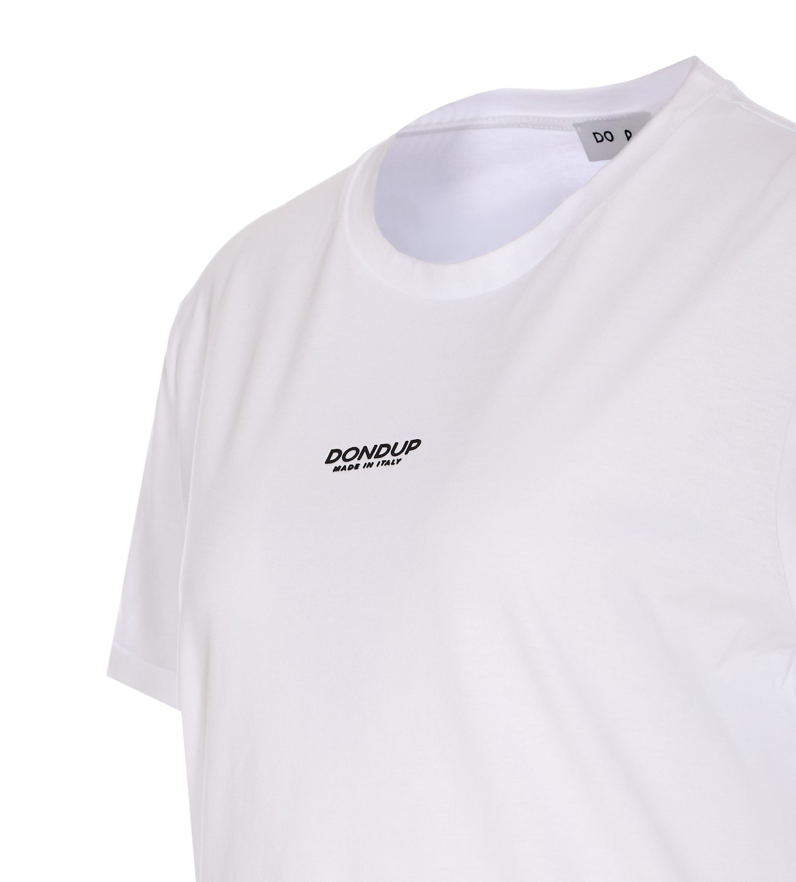 Dondup Crewneck Short Sleeves T-shirt In White