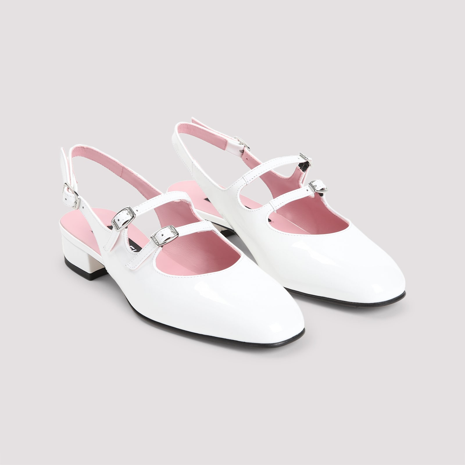 Shop Carel Peche Mules In White
