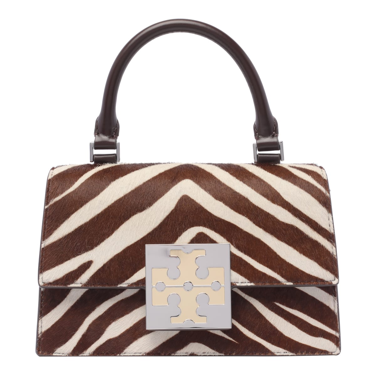 Tory Burch Shoulder Bag for Women, Zebra, Fur, 2023