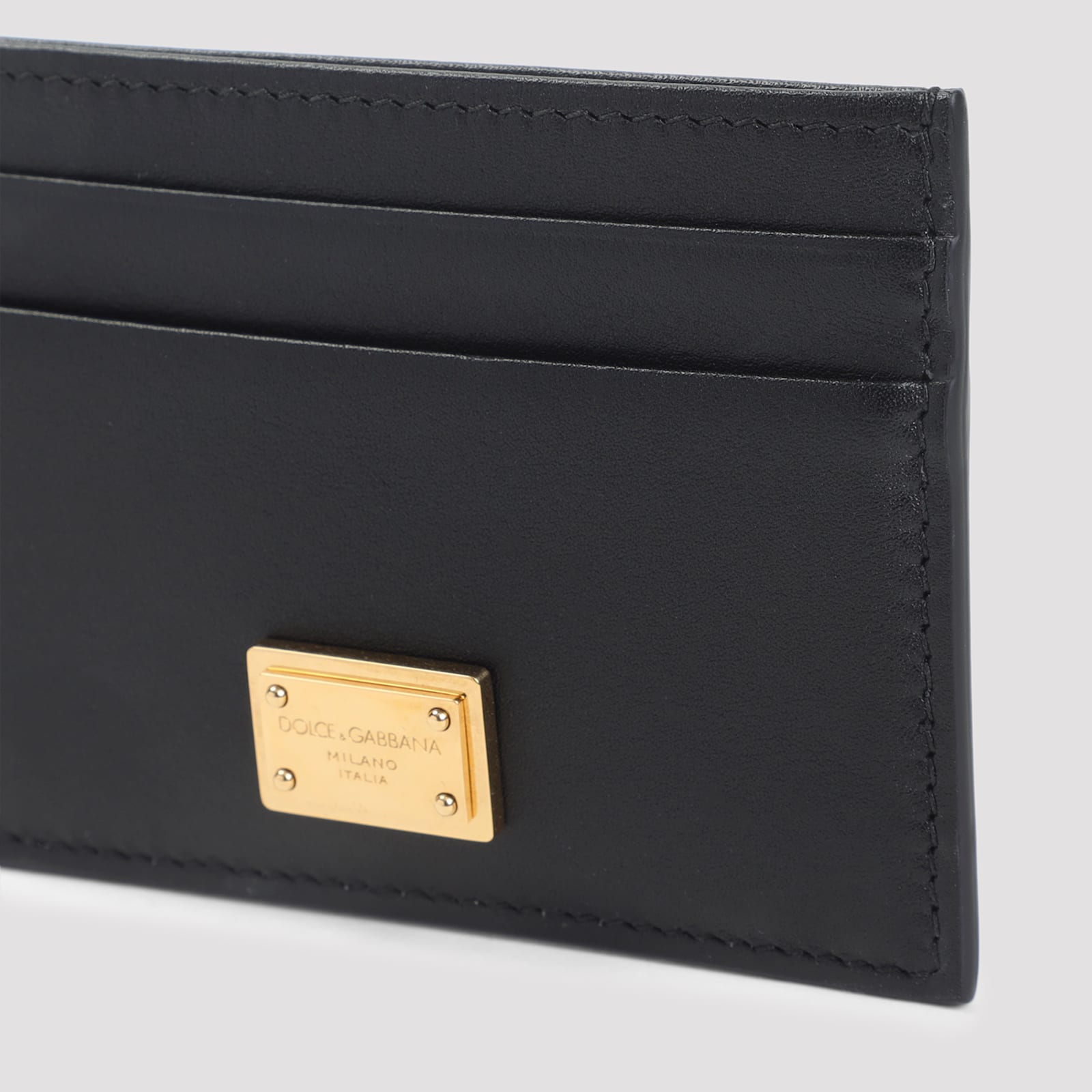 Dolce & Gabbana Credit Card Holder In Black
