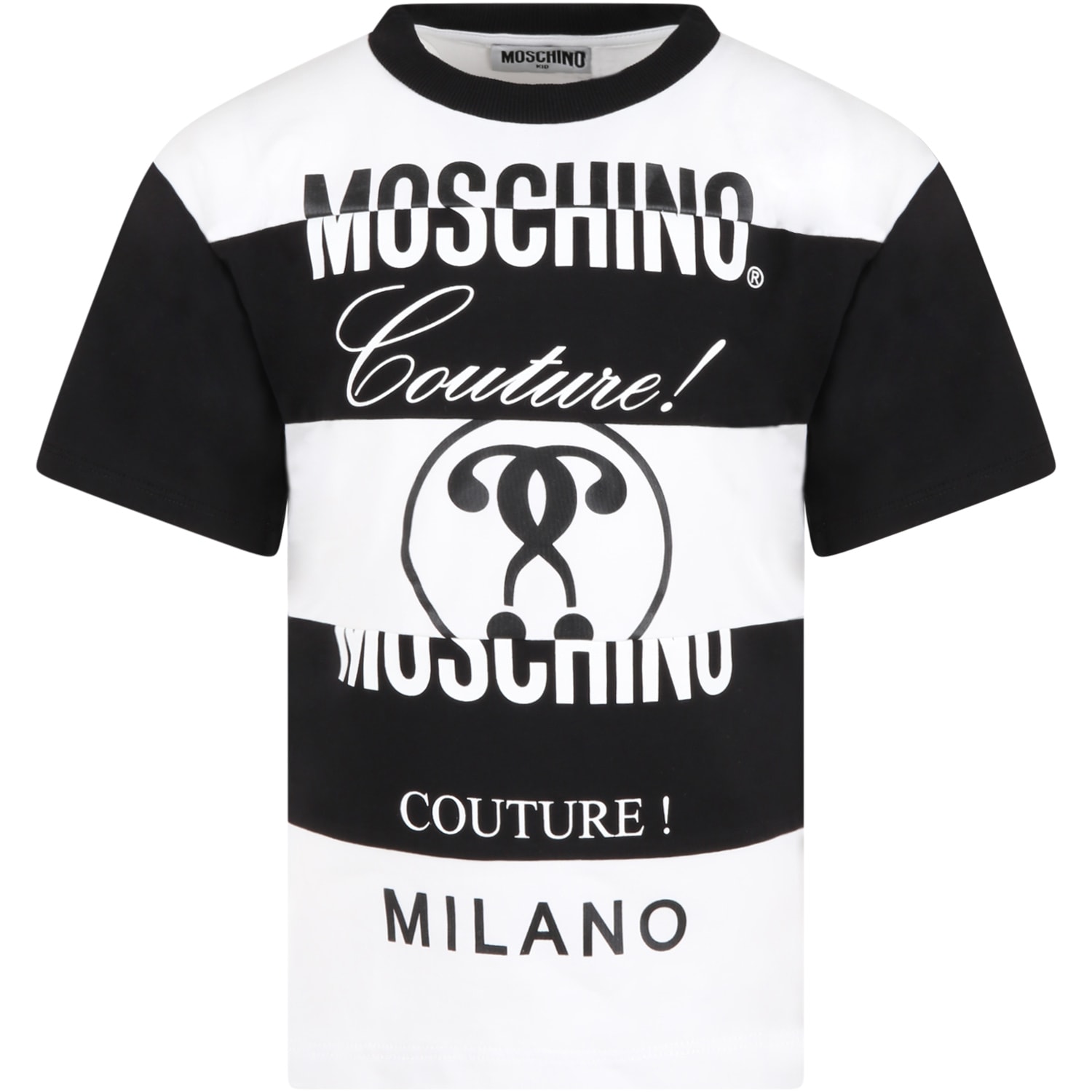 Moschino Multicolor T-shirt For Kids With Logo