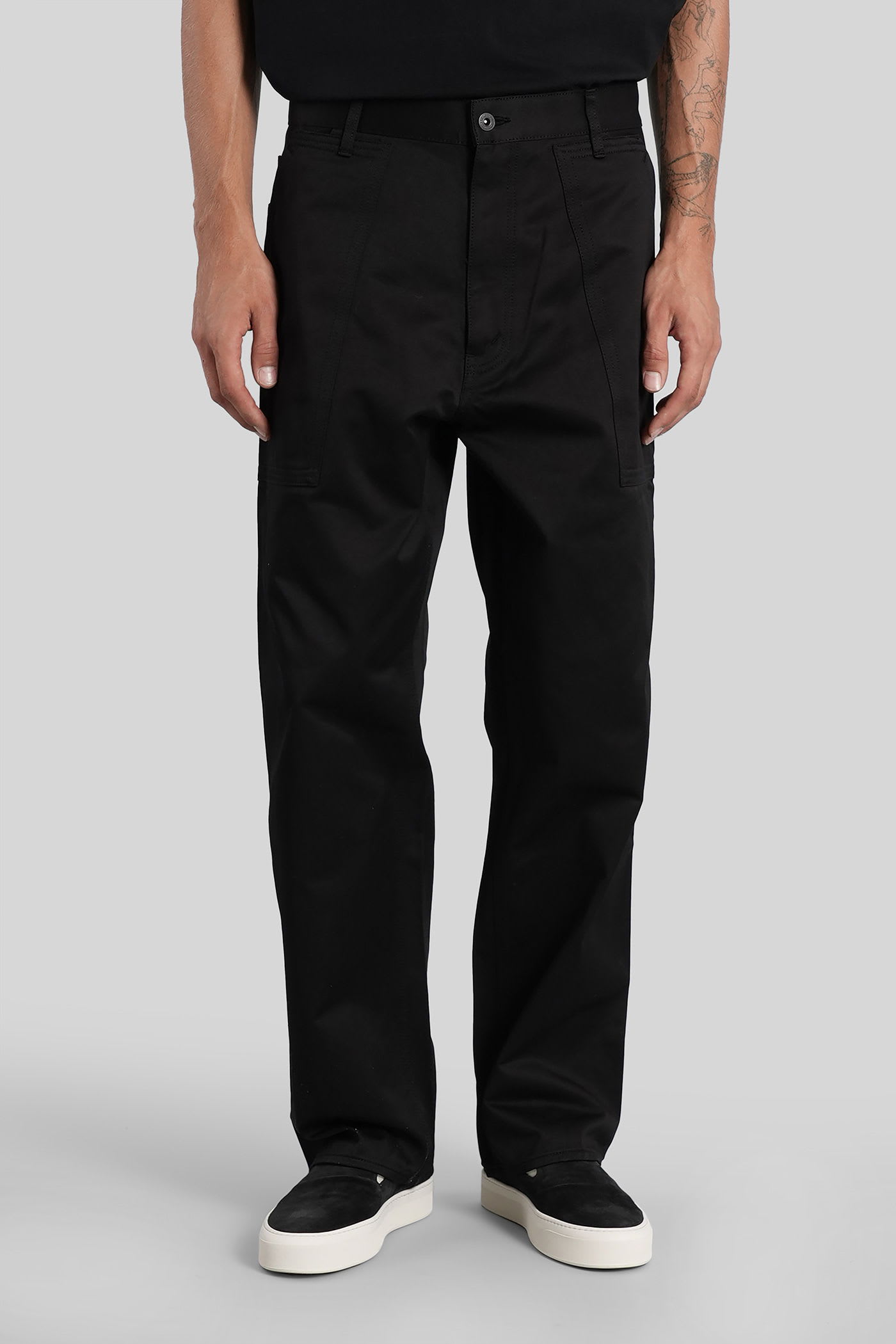 Junya Watanabe Panelled Trousers In Black