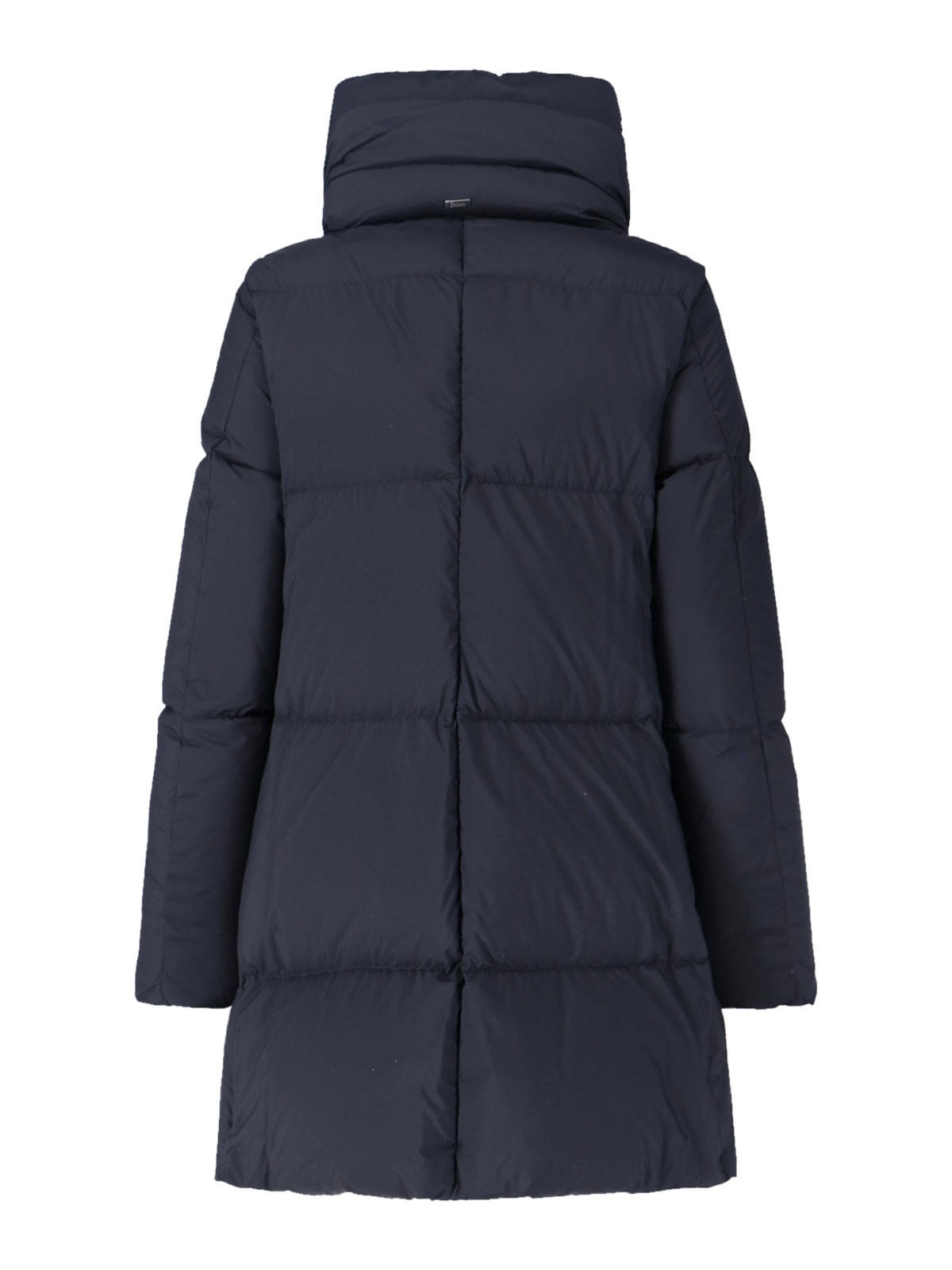 Herno A-shape Down Jacket In Black